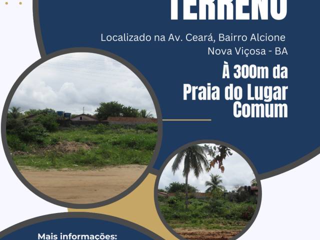 #005 - Terreno para Venda em Nova Viçosa - BA