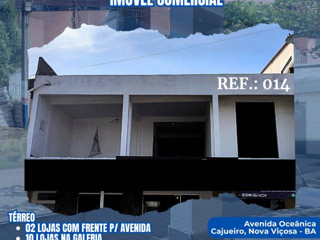#014 - Prédio comercial para Venda em Nova Viçosa - BA